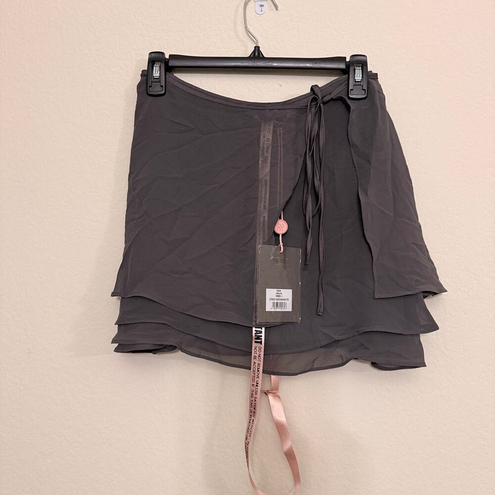House of CB Shadow Floaty Layered Mini Skirt - Clarice L